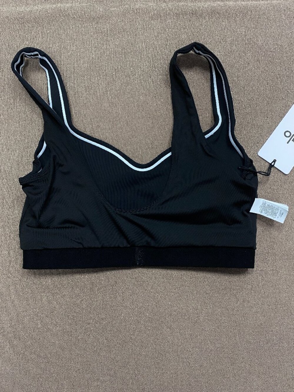 💖ALO Yoga Airbrush Matching Set| Black/White Bra&High-Waist Leggings|Limited - Picture 5 of 12